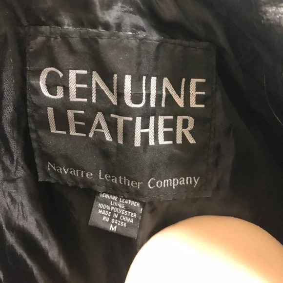 Navarre beautiful leather jacket - Picture 7 of 8